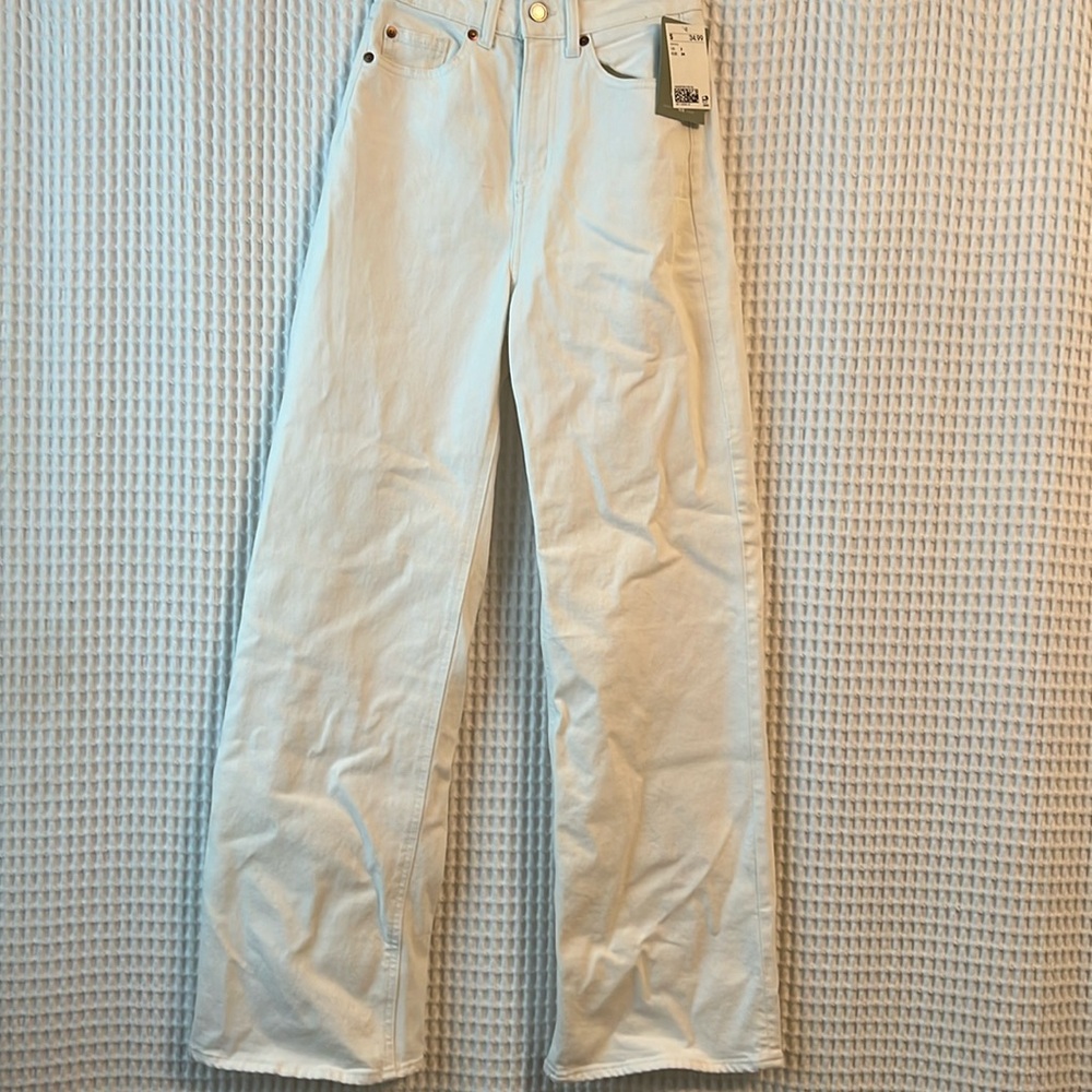 H&M High-Waist Wide-Leg Jeans